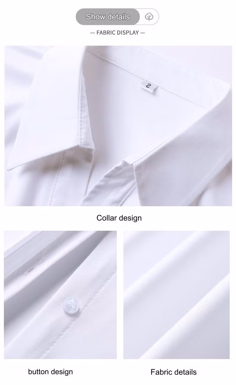 Dy1-TM118#Light Gray V-Neck Urban White-Collar Workplace Casual Short-Sleeved Shirt