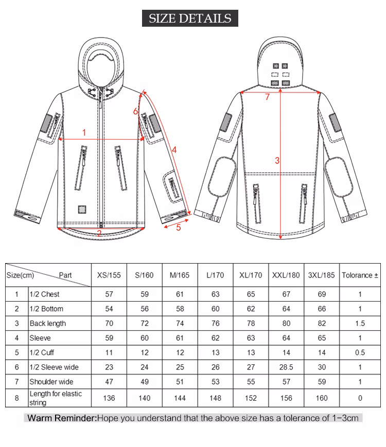 OEM New Fashion Mens Fleece Outdoor Tactical Softshell Jacket Hooded Outwear Coat