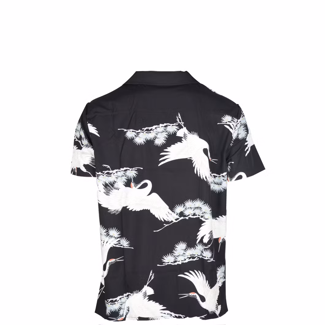 Fashion Custom Men Floral Short-Sleeve Shirt Man′s Shirt Printed Shirts for Men