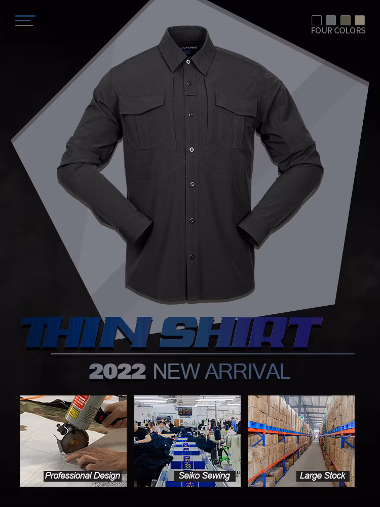 Tactical Training Shirt for Outdoor Sports and Military Style Activities