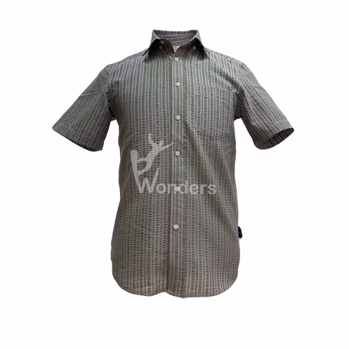 Kid’ S Casual Slim Fit Short Sleeve Gray Summer Shirts Regular-Fit Shirt