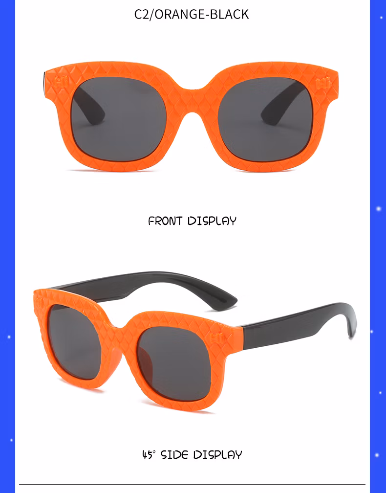New Stylish Fashionable Ins Kids Sunglasses Children Plastic Sunglasses for Unisex