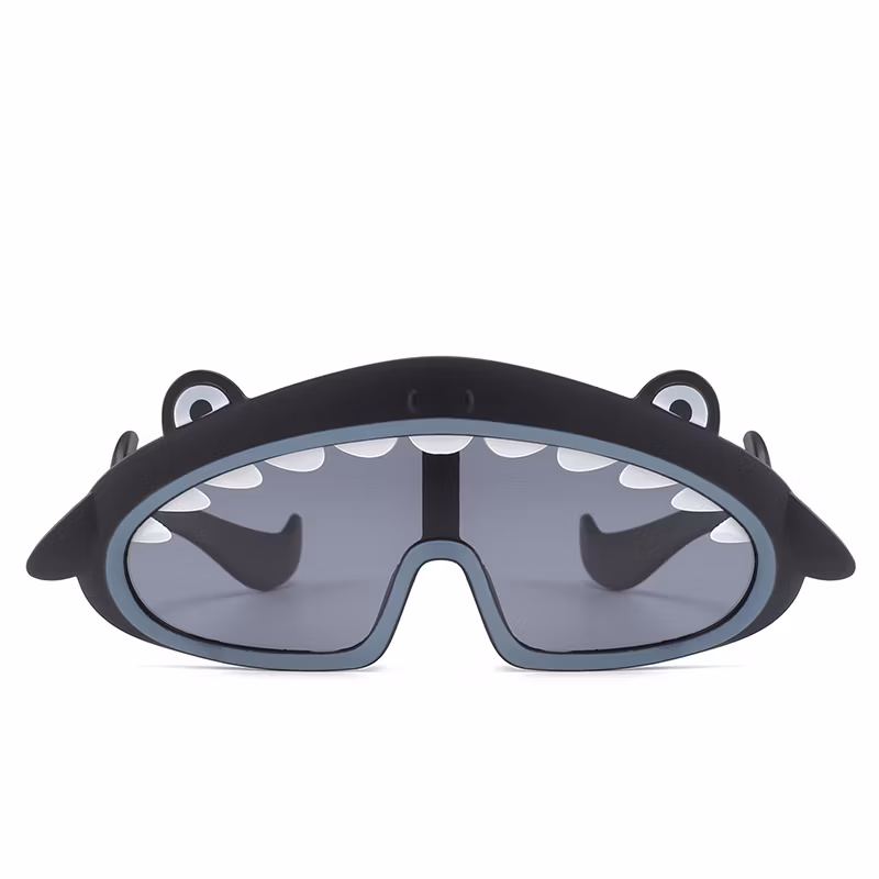 Custom Logo Shark Frame Polarized Fashion Children Shades Boys Girls for Kids Baby Sunglasses