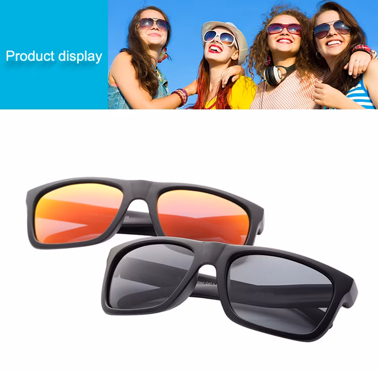 Wholesale OEM Design Promotional Custom Logo Private Label Shades Bluetooth LED Steampunk Rhinestone Heart Sports Luxury Sunglasses with Pouch