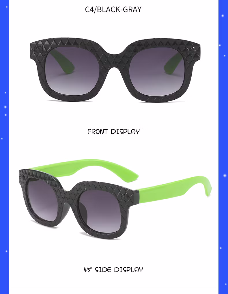 New Stylish Fashionable Ins Kids Sunglasses Children Plastic Sunglasses for Unisex