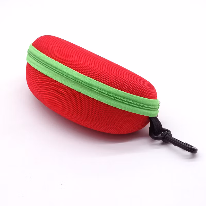Inno-E011 Factory Direct Selling Customizable EVA Case with Hook and Color Zipper for Sunglasses Eco-Friendly