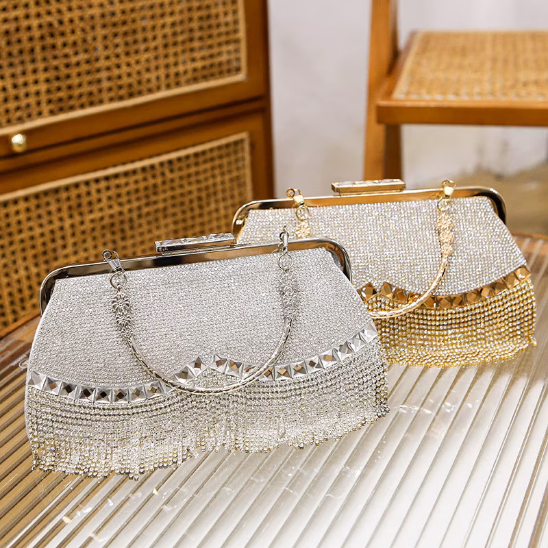 Rhinestone Tassel Evening Bag Evening Bag Dress Party Bag