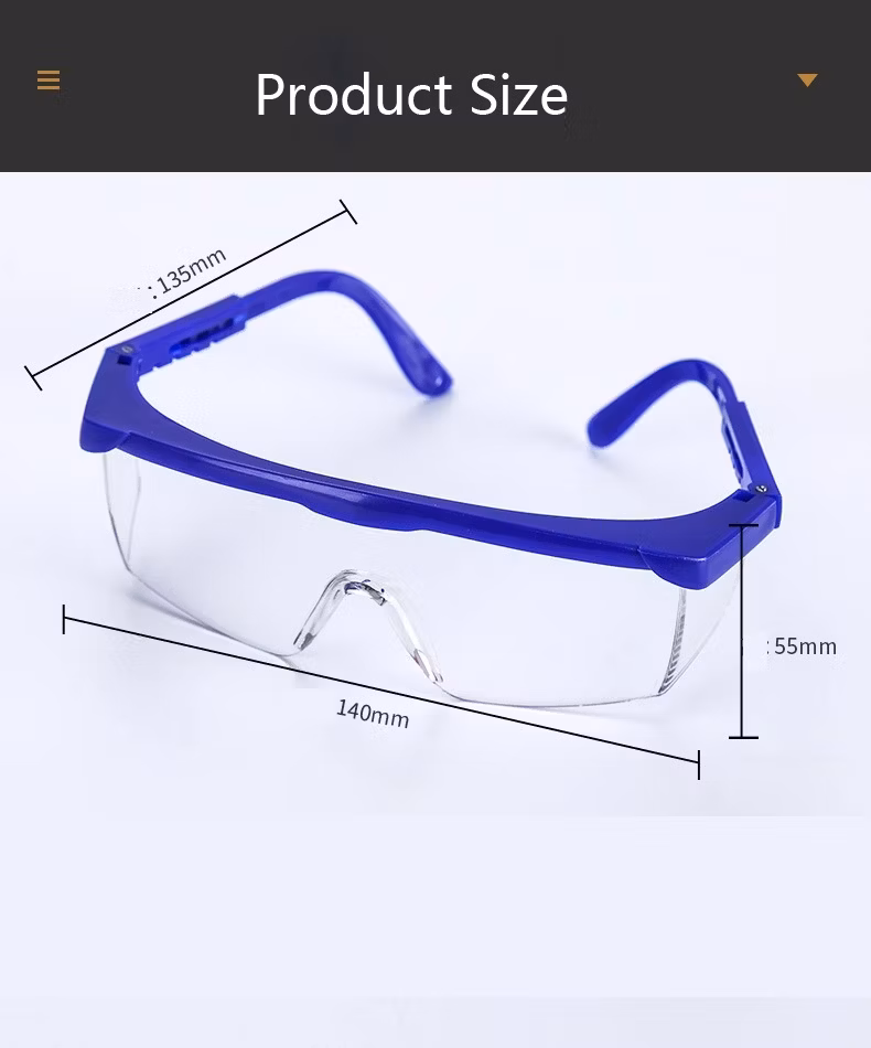 High Quality Eye Protective Kid Safety Glasses Science Experiment Safety Glasses