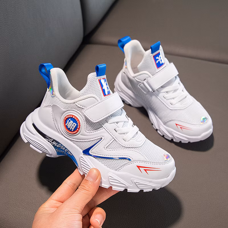 2024 New Small White Shoes Children′s Casual Shoes