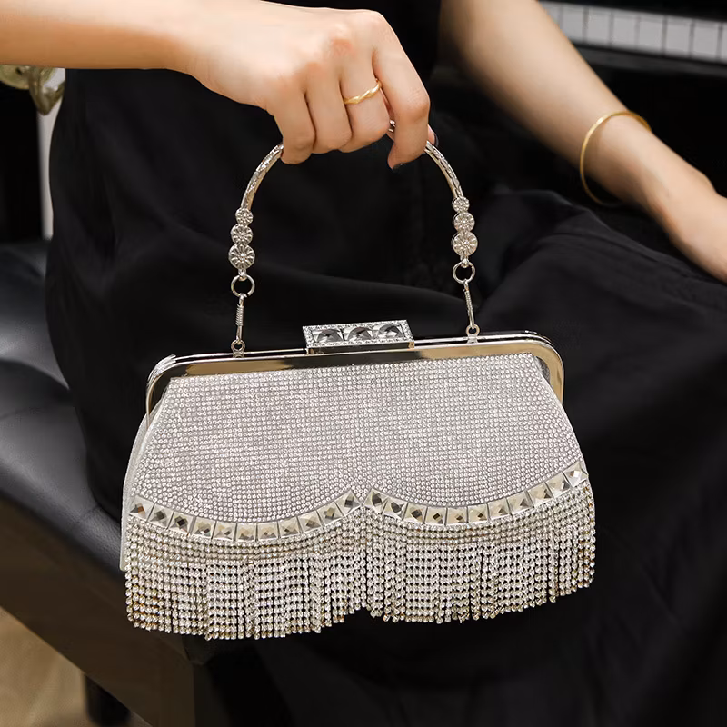 Rhinestone Tassel Evening Bag Evening Bag Dress Party Bag