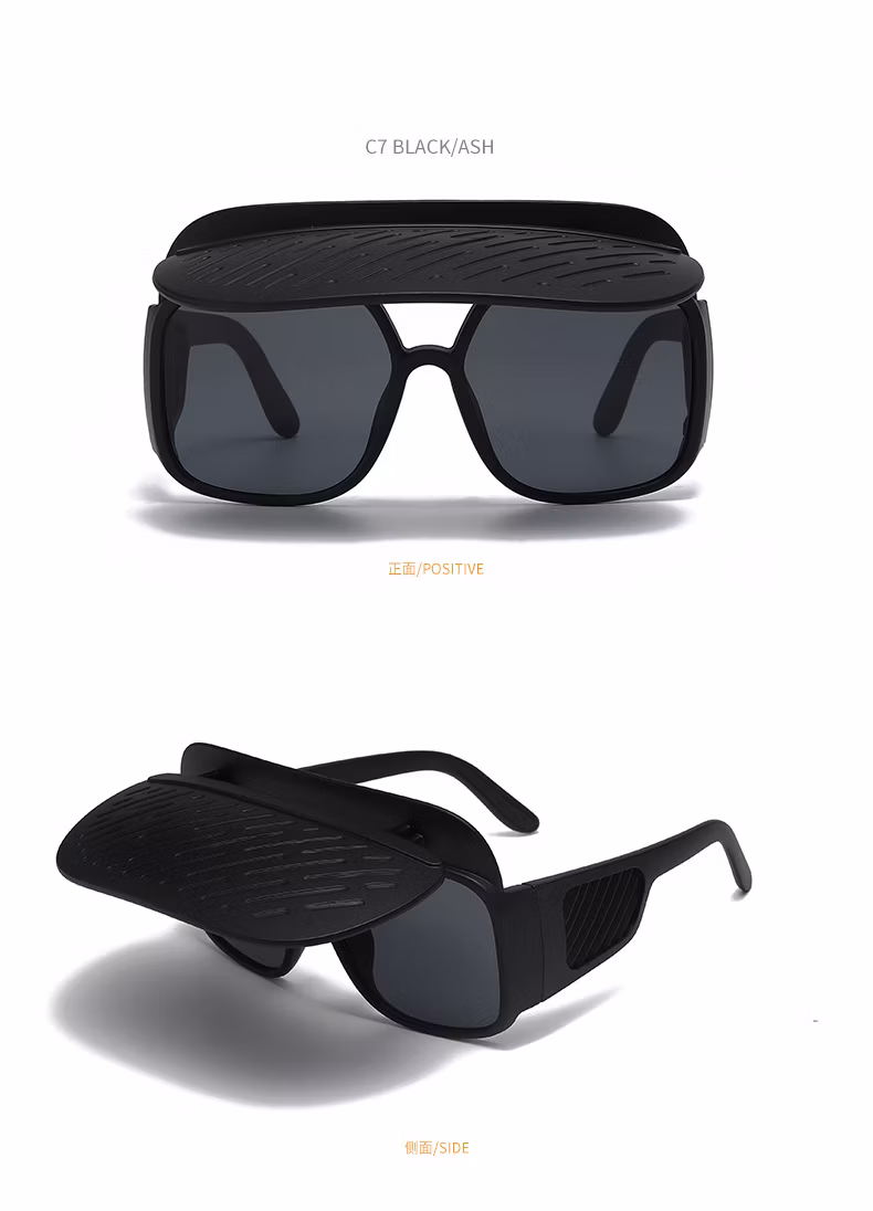 Kids Flip Sunglasses Cartoon Anime Style Little Boy Sunglasses Kids Travel Super Cool Sun Protection Glasses
