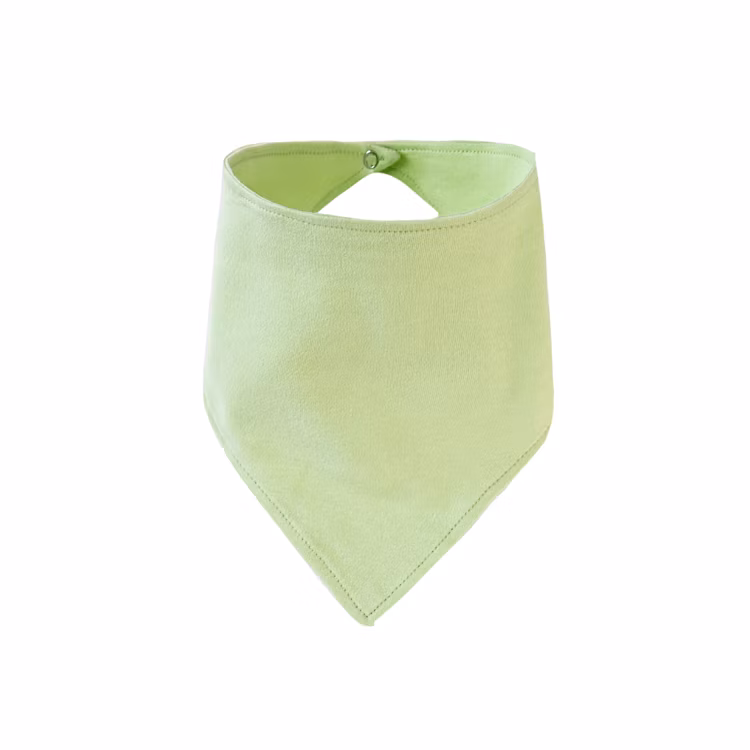 Newborn Children Cotton Solid Color Bib Triangle Towel Drool Towel Bibs Baby Wear Baby Clothes Kids Wear
