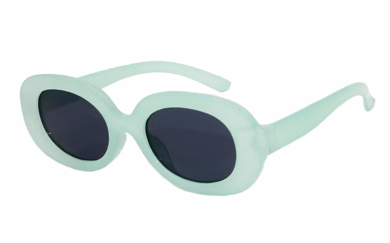 Lovely Wide Frame Candy Colors Cutie Baby Style Oval Frame Kids Sunglass