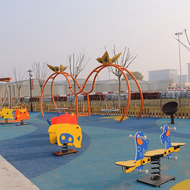2024 Hot Sale Outdoor Metal Swing Set Child and Baby Toddler