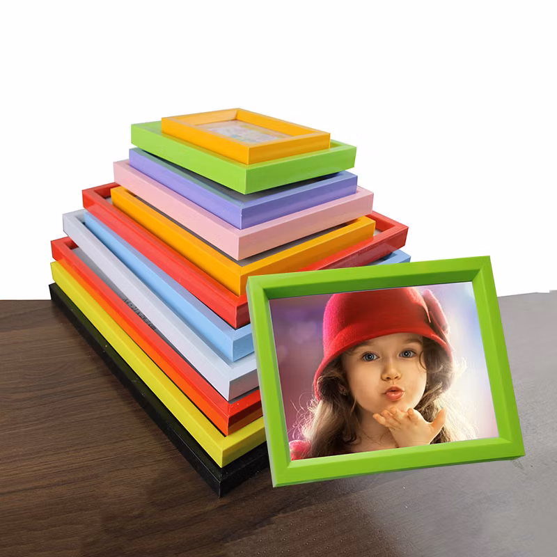 Albums&Accessories Children′s Puzzle Wall Photo Frame Black White Plastic Picture Photo Frame for Home Decor