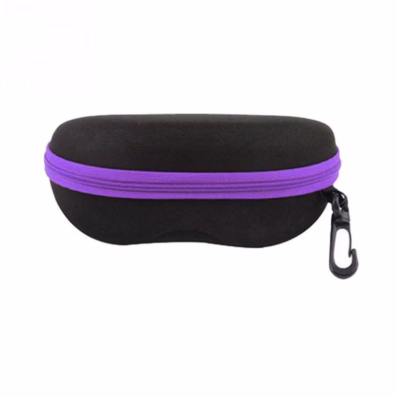 Inno-E014 Manufacturer Wholesale Crush-Resistant EVA Box with Color Zipper for Sunglasses and Optical Glasses, Custom Logo Eco-Friendly