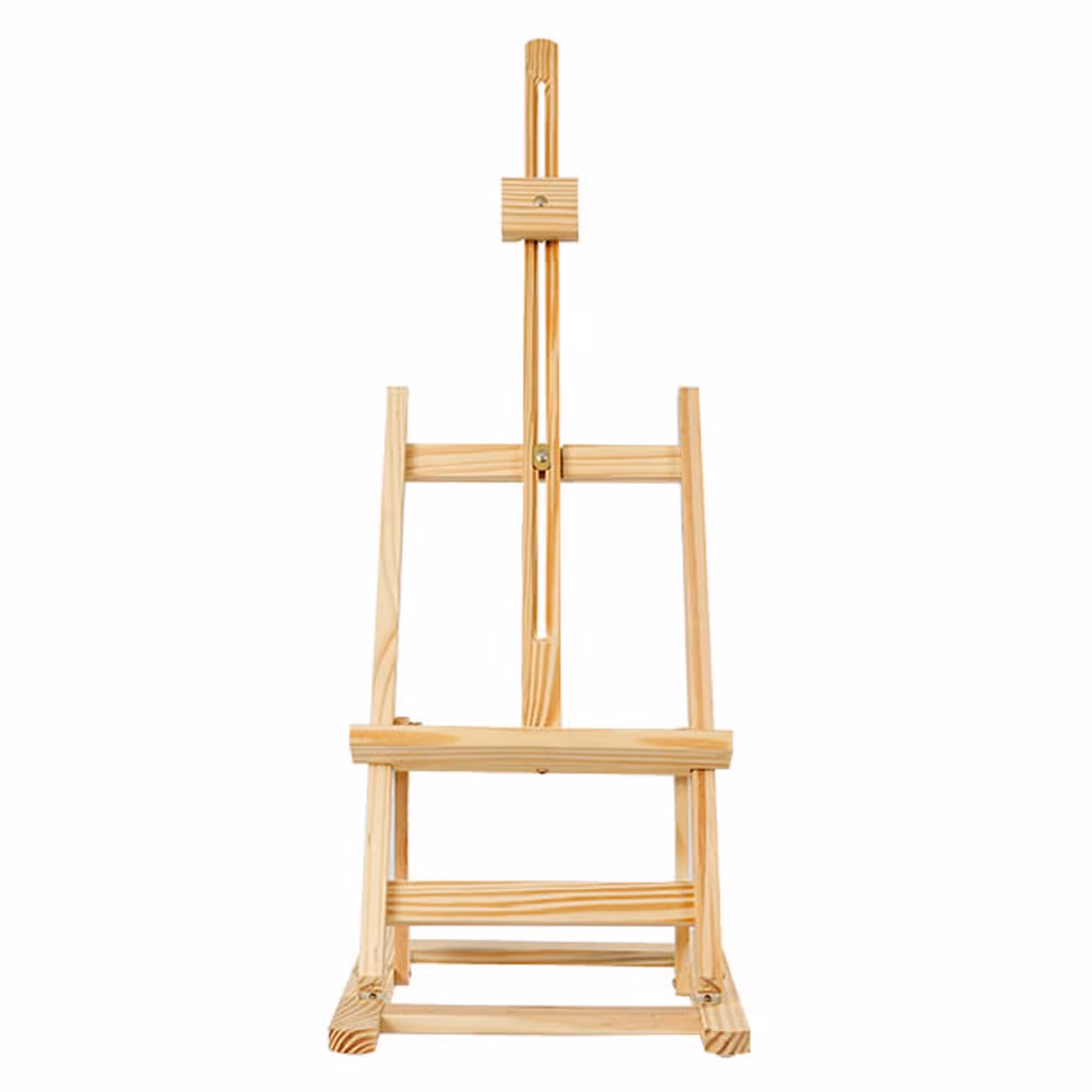 Idocraft Tabletop Wooden H-Frame Easel, Ajustable Desktop Art Easel, Sturdy and Portable Easel Stand for Kids or Students