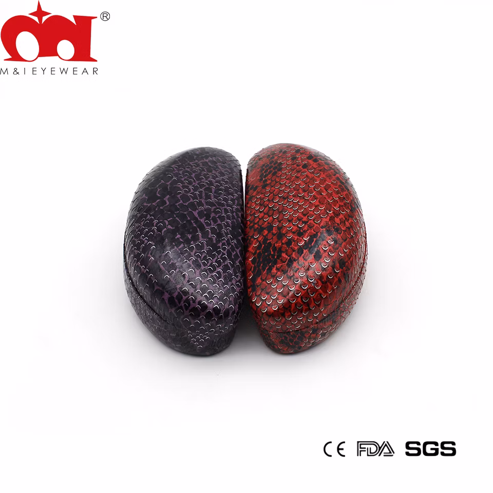Wholesale Unbreakable Snakeskin Grain Two Color Fashion Sunglasses Case