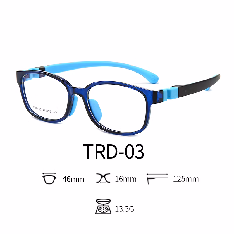 2020 Tpee Rubber Anti Blue Light Flexible Kids Optical Frame
