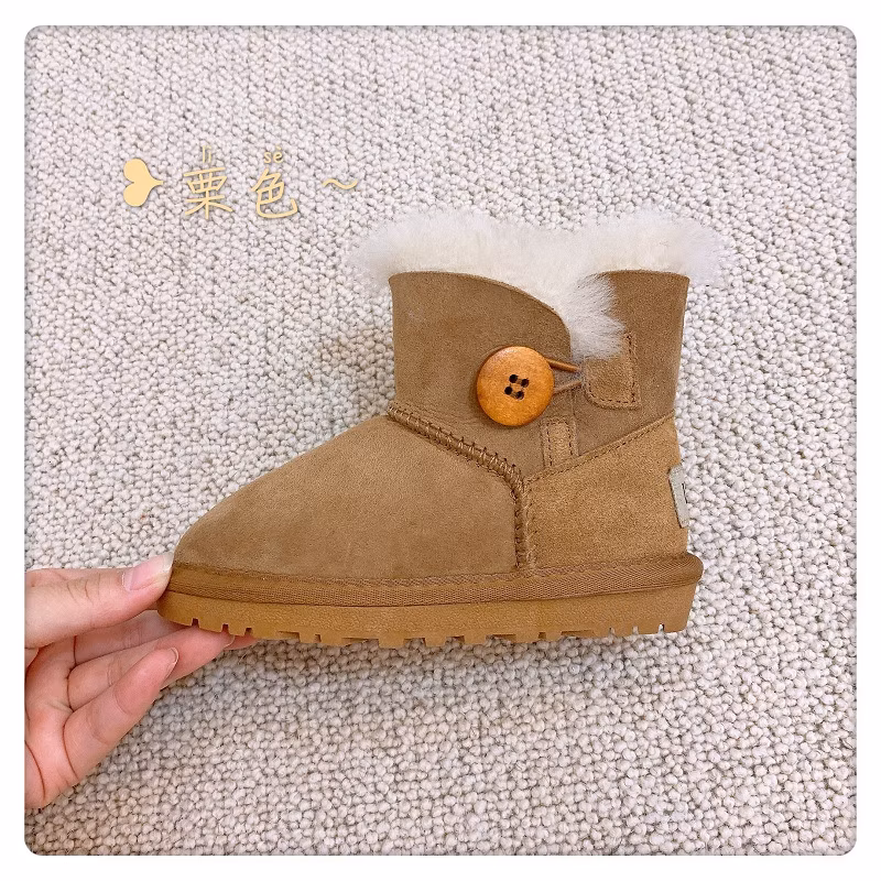 High Quality Wholesale Famous Brand Boots Unisex Custom Winter Snow Boots Shoes for Kids