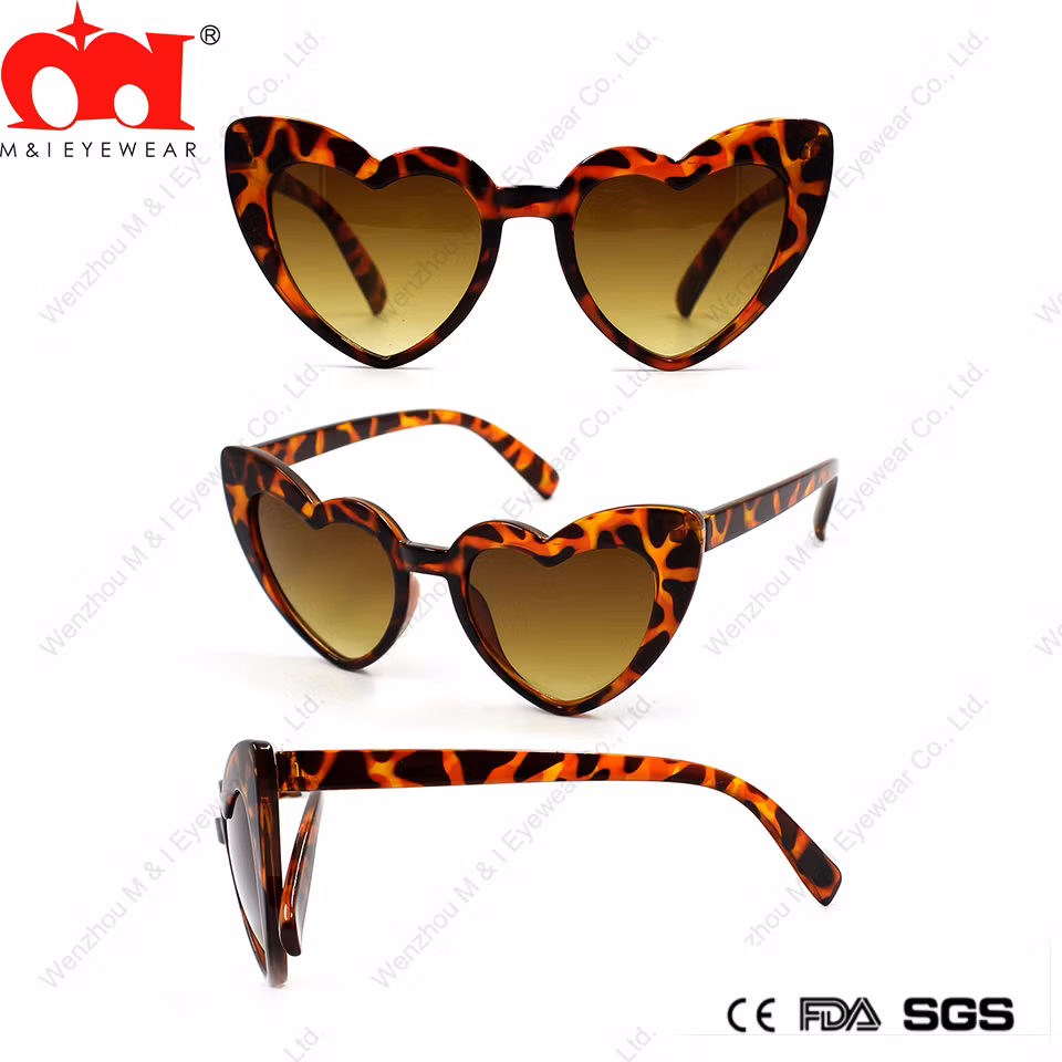 Butterfly Heart Fashion Promotion Funny Party Plastic Customized Kids Sunglasses (LT906074)