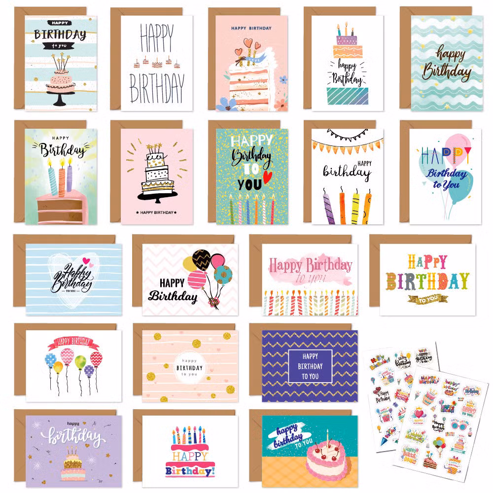 2024 Hot Selling Children′s DIY Combination Set Envelope Birthday Card