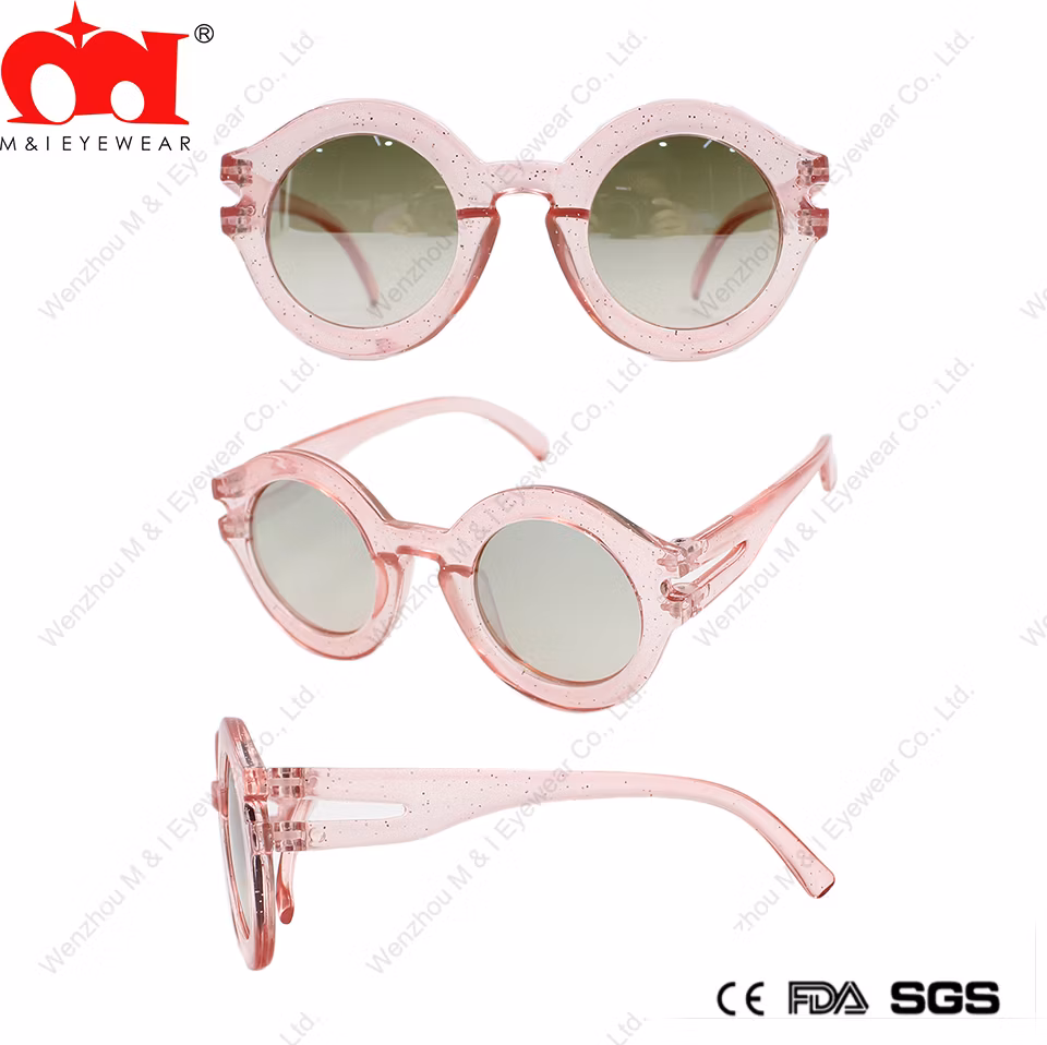 Crystal Round Shape Gental Fashion Hot Sale Party Dressed Kids Sunglasses (LT905061)