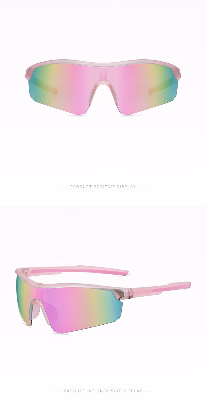 Wholesale New Kids Outdoor Riding Sun Glasses Tr90 Frames Tac Lenses Fashion Design Custom Anti-Ultraviolet Sports Sunglasses