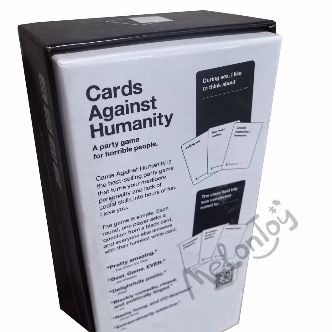 2024 Custom Factory Children Toy Cartoon Anime Card Games Cards Entertainment Board Game for Family Party Playing Card