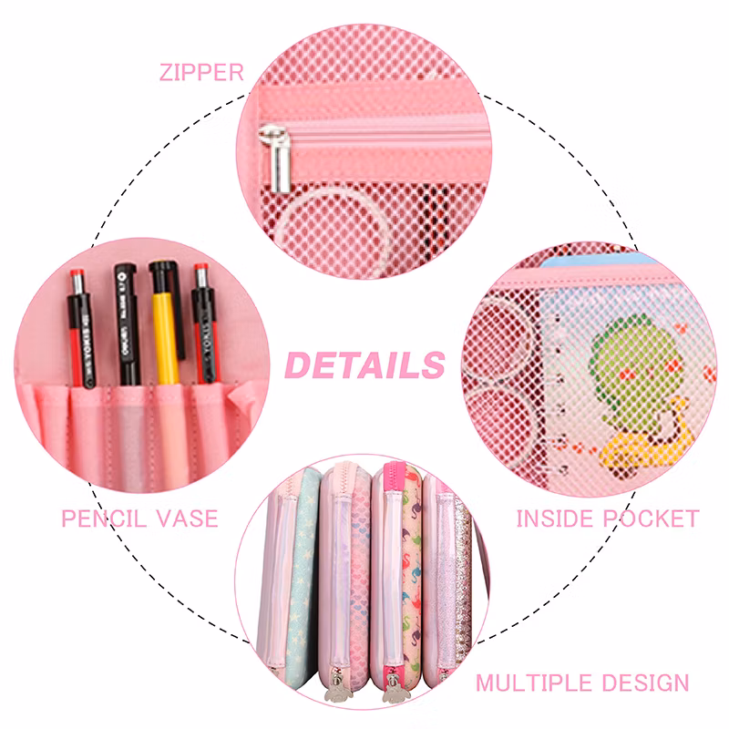 High Quality Kawaii Cartoon Cute EVA 3D Pencil Cases & Bags Custom Pen Case Stationery Box Hardtop for Girls Kids