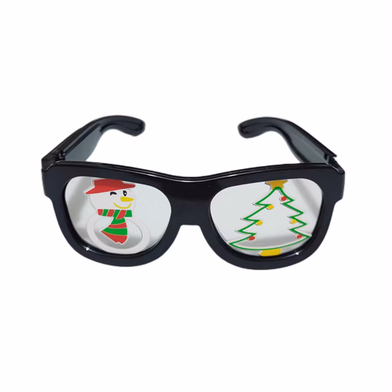 Rts Christmas LED Glasses Party Luminous Glasses for Party Costumes