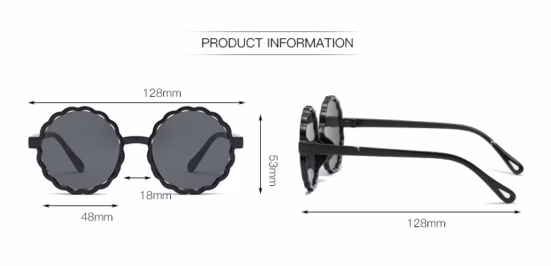 New Style Hot Selling Cheap Sunglasses Children Glasses Cute Round Frame UV400 Outdoor Kids Sunglasses