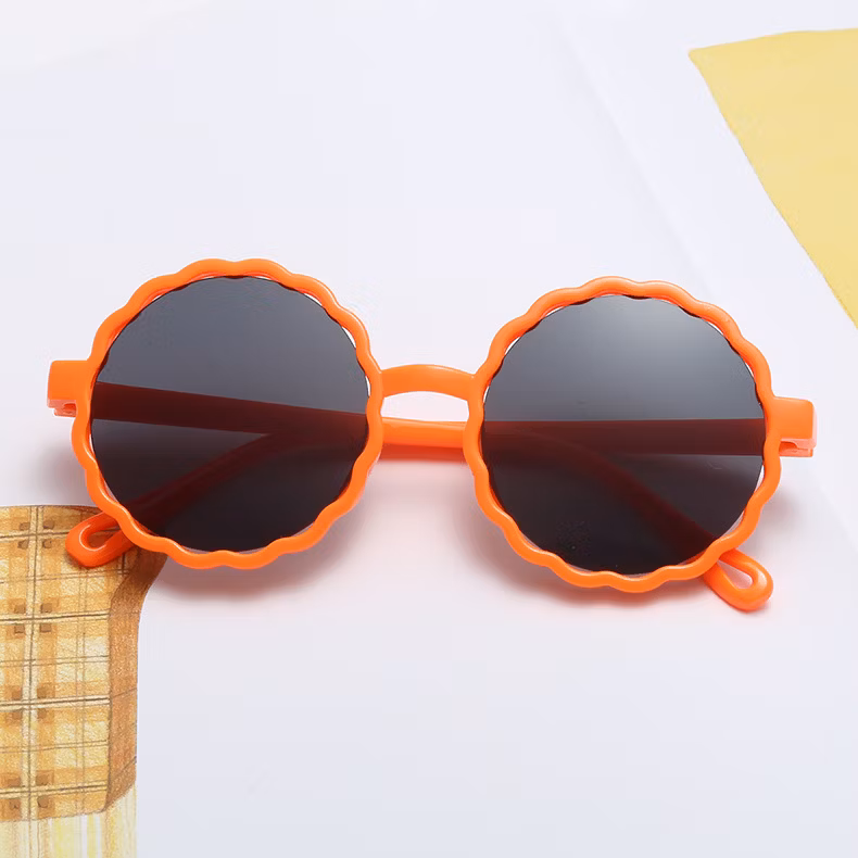 New Style Hot Selling Cheap Sunglasses Children Glasses Cute Round Frame UV400 Outdoor Kids Sunglasses