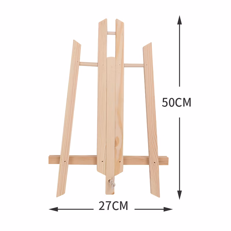 Idocraft Tabletop Wooden H-Frame Easel From 11.8′′ to 19.7′′, Portable Desktop Art Easel, Sturdy and Ajustable Easel Stand for Kids or Students