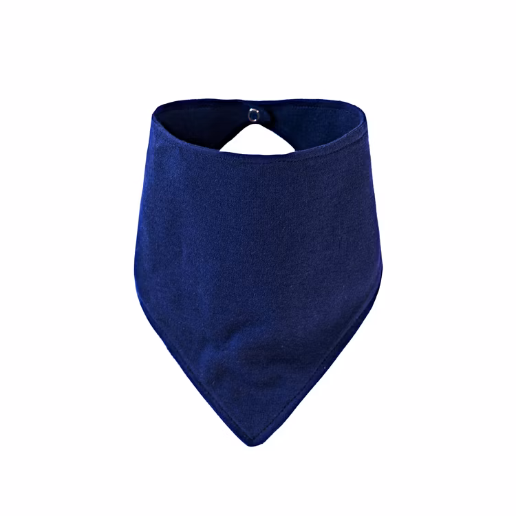Newborn Children Cotton Solid Color Bib Triangle Towel Drool Towel Bibs Baby Wear Baby Clothes Kids Wear