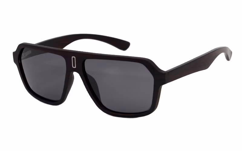Wooden Fashion Oval Frame Customized Polarized Sunglasses for Kids