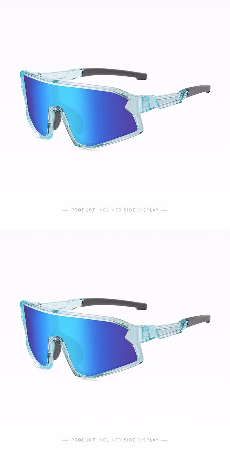 Factory Hot Sell Fashion Children Riding Sport Sun Glasses Black Frame Can Be Matched with Myopia Outdoor Sports Sunglasses
