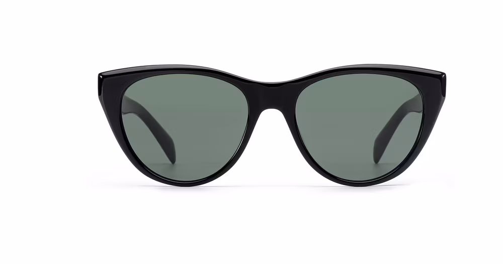 2024 OEM New Arrival High Quality Hot Sale Cat Eye Transparent Acetate Frame PC Lens UV400 Fashion Sunglasses