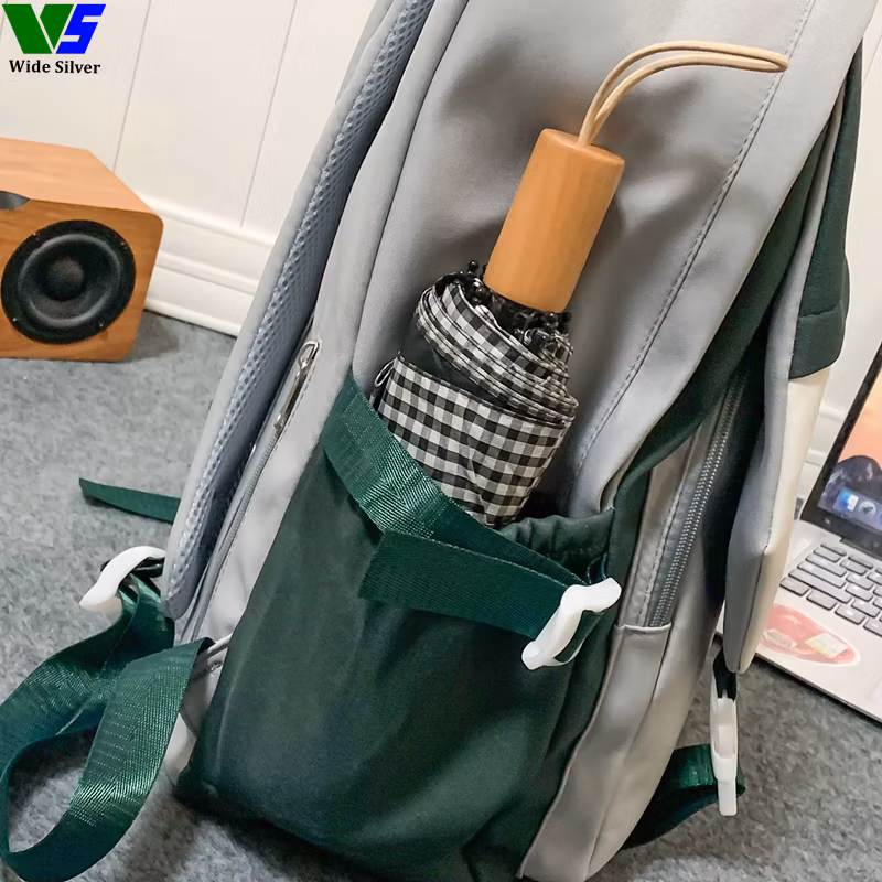 Wide Silver Morden Style Venta De Mochilas Escolares Por Mayoreo Schoolbag 2024
