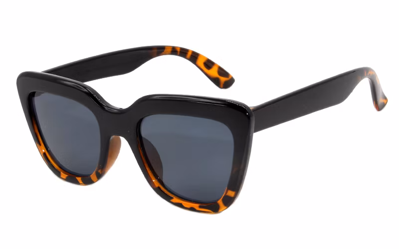 New Arrival Cutie Candy Colors Leopard Cat Eyes Frame Kid Polarized Sunglass