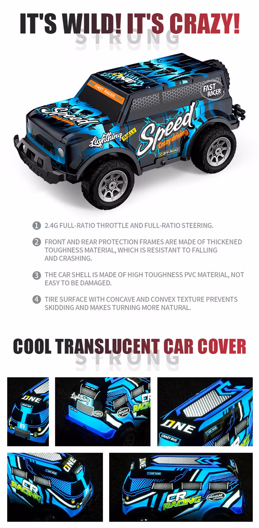 2024 New Luminous PVC Remote-Controlled Children′s Holiday Model Toy Gift