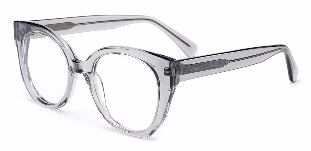 2024 New Arrival OEM High Quality Full Rim Acetate Square Cat Eye Optical Frame
