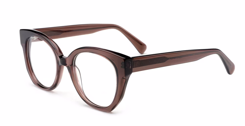 2024 New Arrival OEM High Quality Full Rim Acetate Square Cat Eye Optical Frame