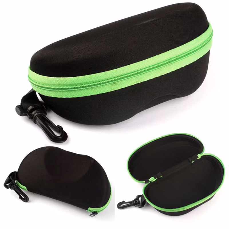 Inno-E014 Manufacturer Wholesale Crush-Resistant EVA Box with Color Zipper for Sunglasses and Optical Glasses, Custom Logo Eco-Friendly