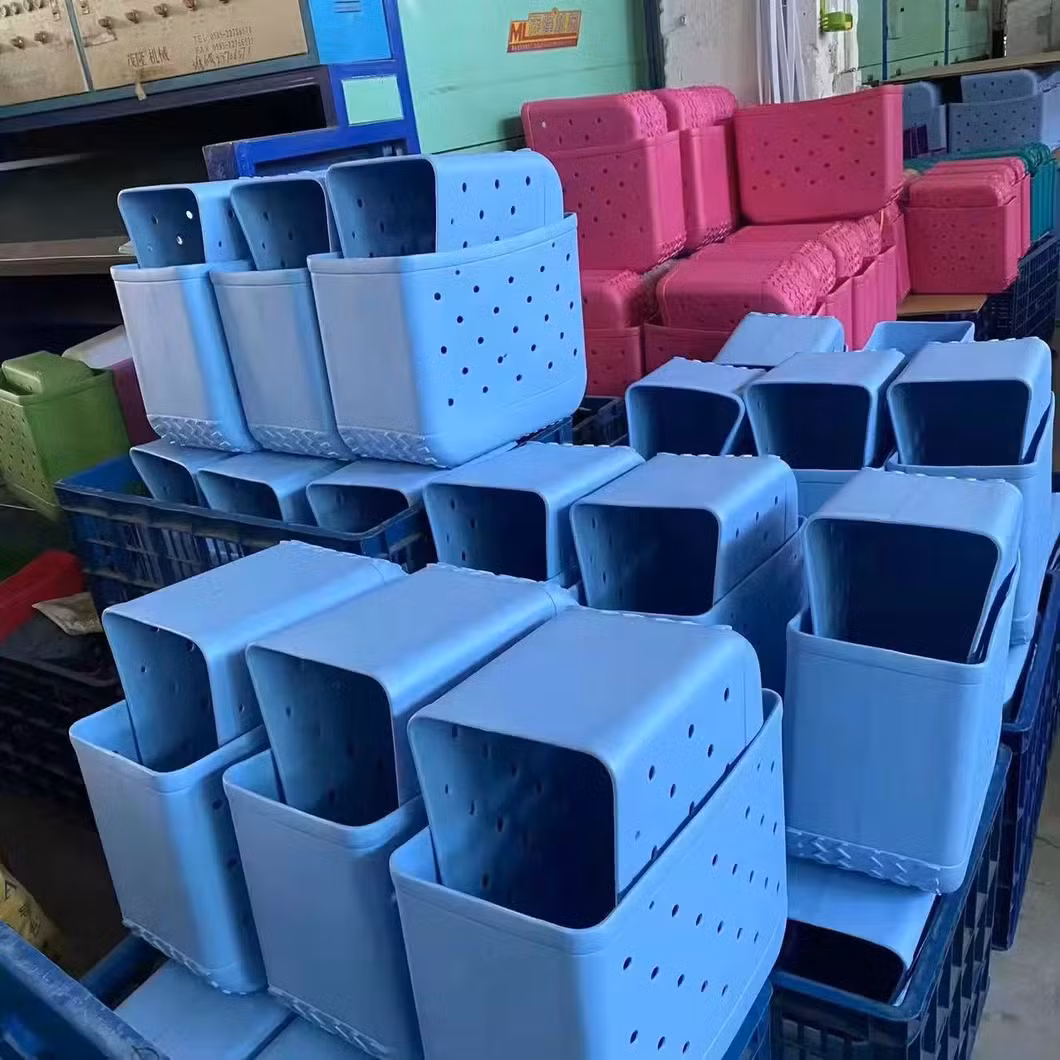 2024 All Matching Summer Handbags Multi-Purpose Eco-Friendly Rubber Silicone Washable and High Durable Woman′s Kids Storage Bag EVA Tote Beach Bag