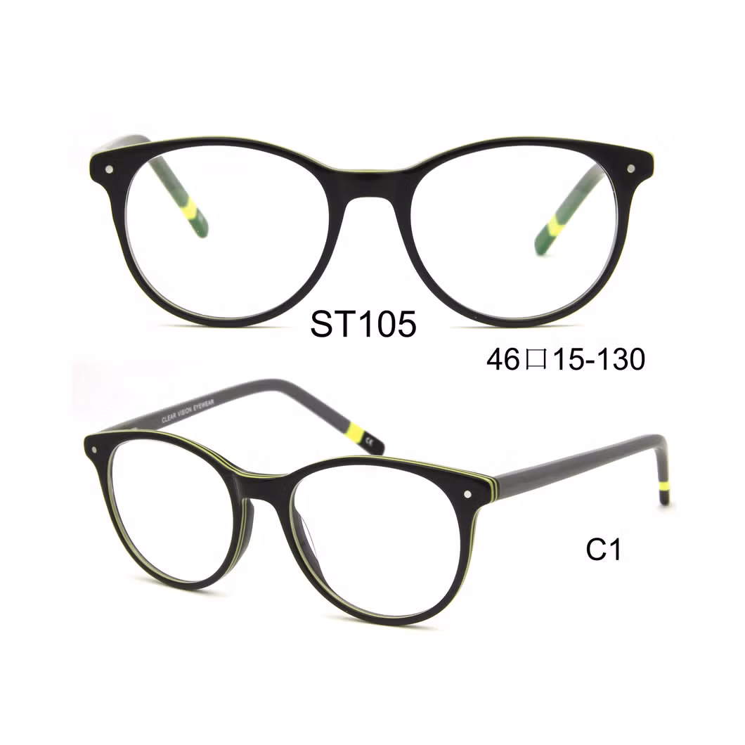 Factory Wholesale Kids Glasses Acetate Optical Frames Stock Optical Frame