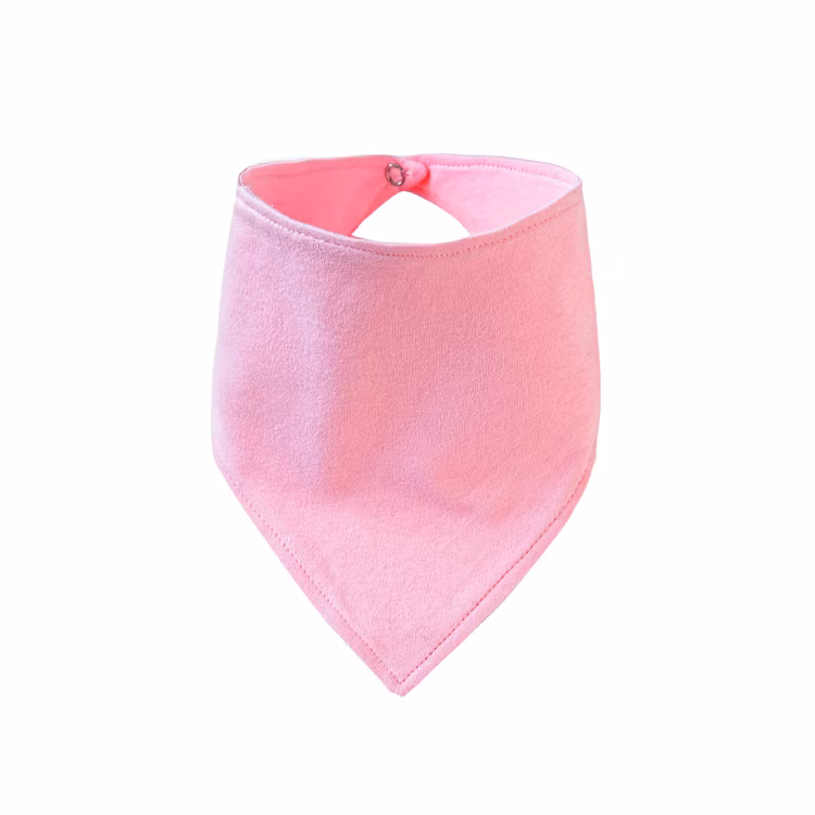 Newborn Children Cotton Solid Color Bib Triangle Towel Drool Towel Bibs Baby Wear Baby Clothes Kids Wear