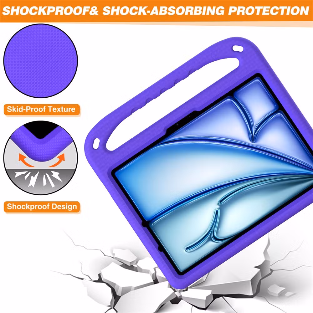 for iPad PRO 11 2024 M4 Shockproof Tablet Case with Handle EVA Eco-Friendly
