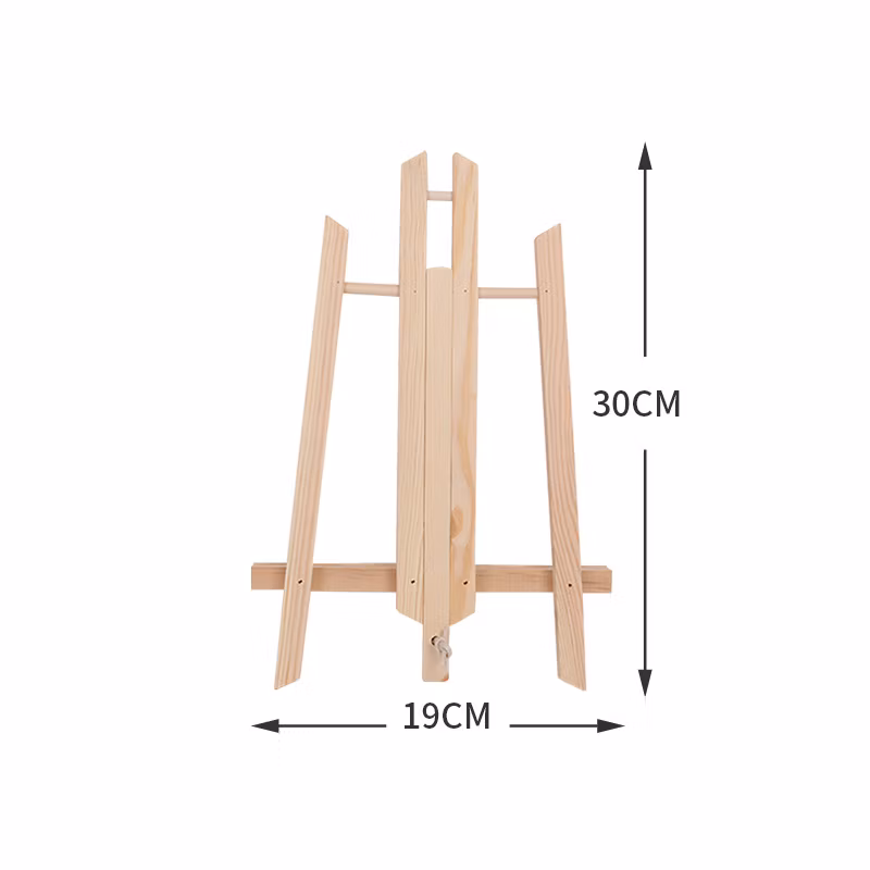Idocraft Tabletop Wooden H-Frame Easel From 11.8′′ to 19.7′′, Portable Desktop Art Easel, Sturdy and Ajustable Easel Stand for Kids or Students