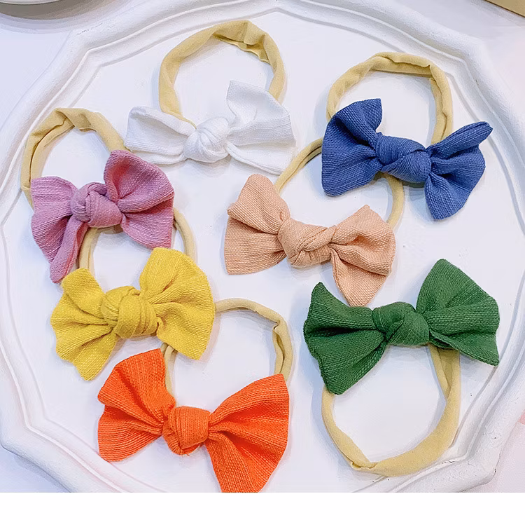 2PCS/Pack Vintage Kids Summer Bows Headband Round Sunglasses Children Sun Glasses Protection Glasses Baby Hair Accessories